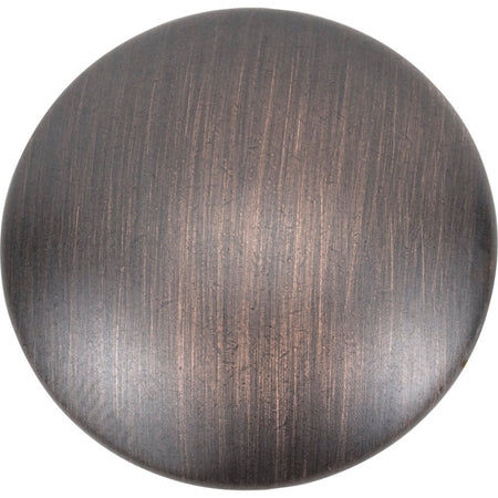 Elements 988DBAC: 1-1/16" Zachary Round Cabinet Knob - Brushed Oil Rubbed Bronze