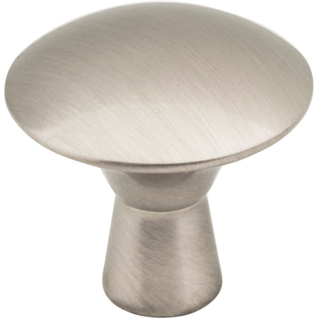 Elements 988SN: 1-1/16" Zachary Round Cabinet Knob - Satin Nickel