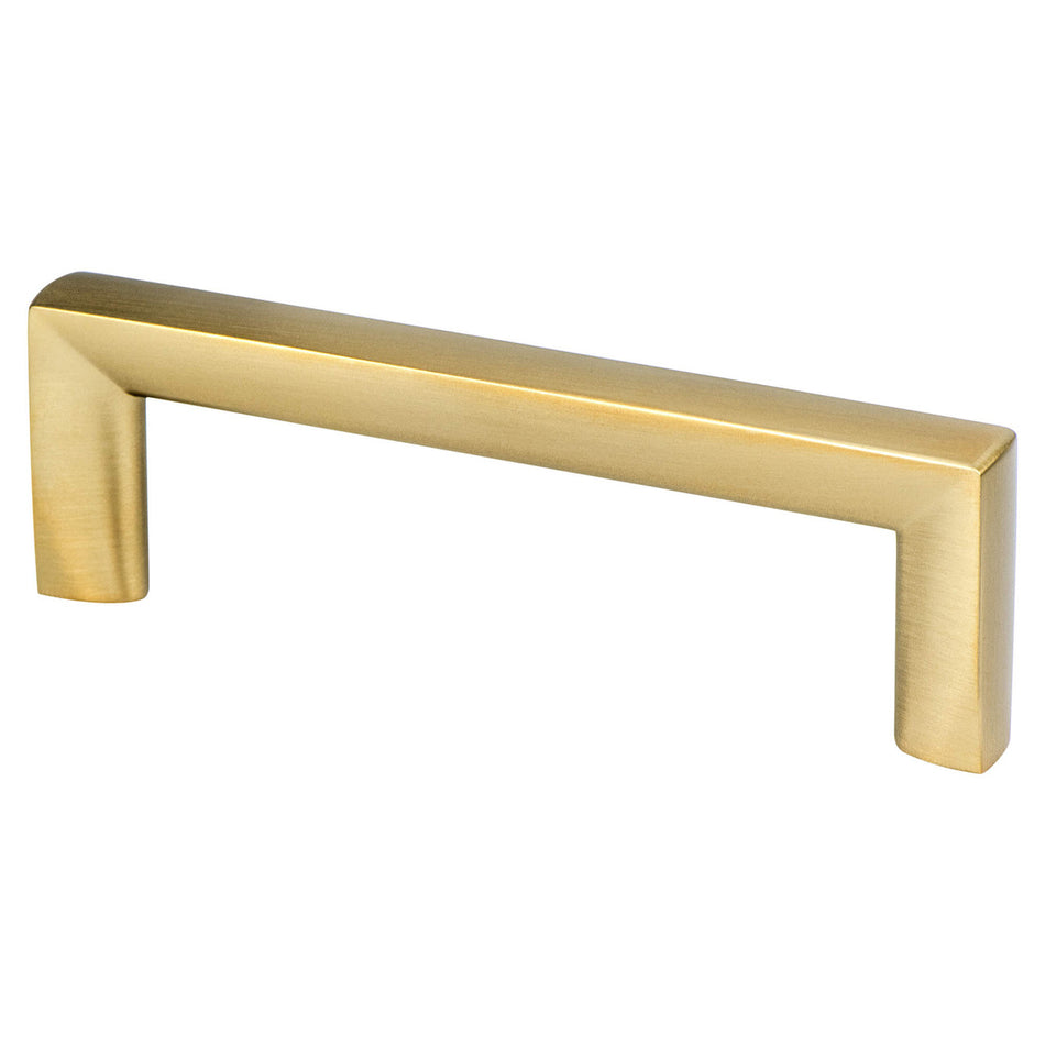 Berenson 9897-1MDB: 96mm cc Metro Cabinet Pull - Modern Brushed Gold