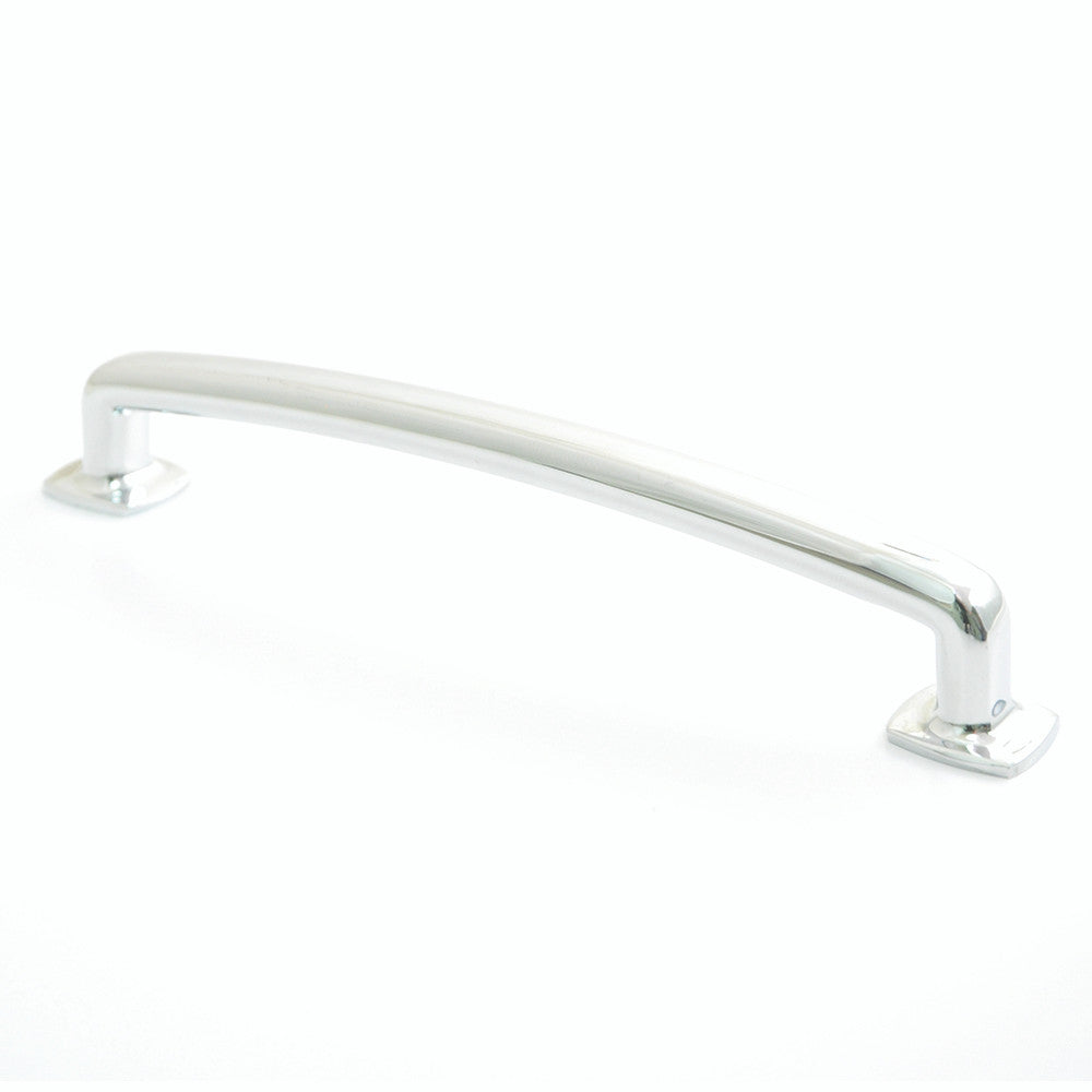 Rusticware 9902CH: 6" cc Arched Cabinet Pull - Polished Chrome