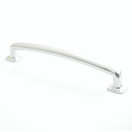 Rusticware 9902CH: 6" cc Arched Cabinet Pull - Polished Chrome