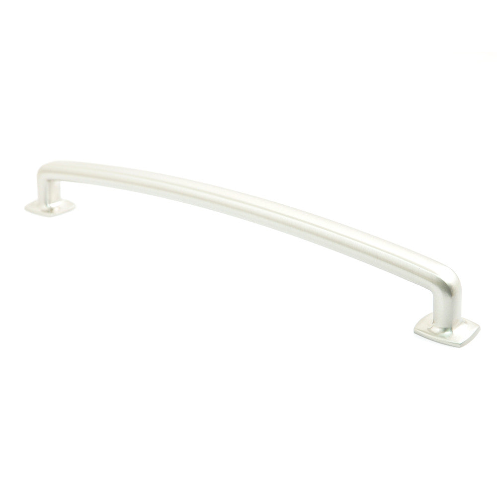 Rusticware 9903SN: 8" cc Arched Cabinet Pull - Satin Nickel