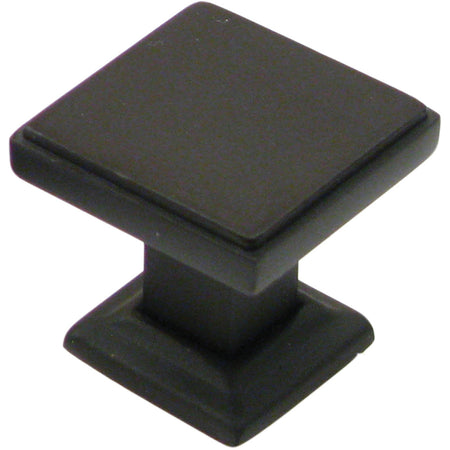 Rusticware 991ORB:1-1/8" Modern Square Cabinet Knob - Oil Rubbed Bronze