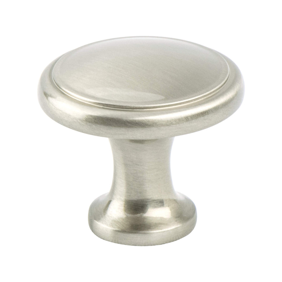 Berenson 9924-1BPN: 1-1/8" American Classics Cabinet Knob - Brushed Nickel