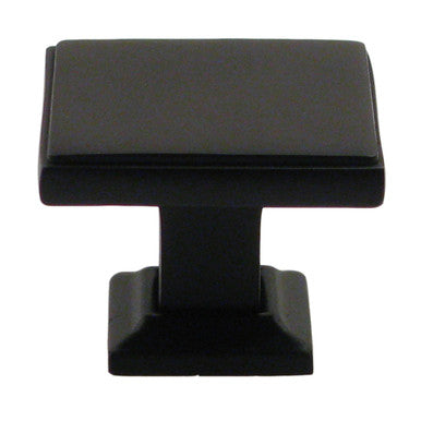 Rusticware 992ORB:1-3/8" Modern Square Cabinet Knob - Oil Rubbed Bronze