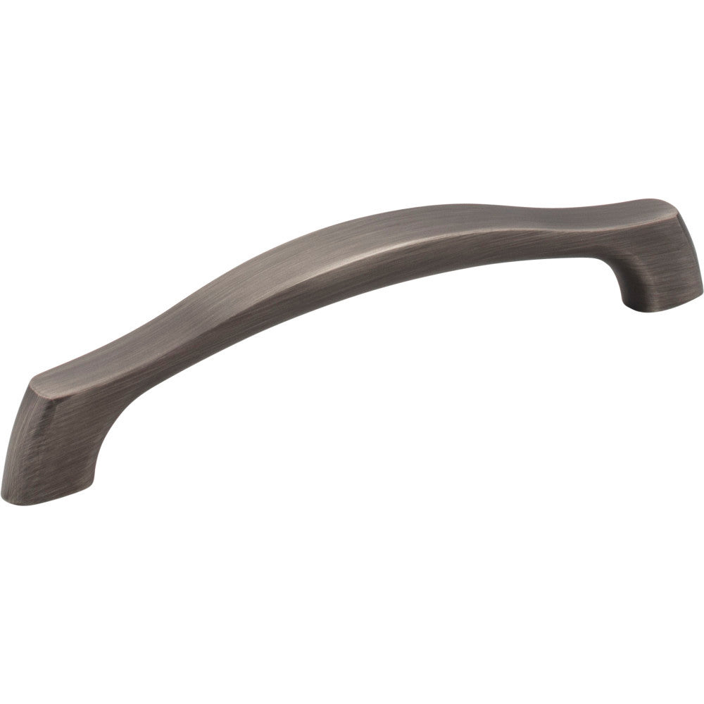 Elements 993-128BNBDL: 128 mm cc Aiden Arch Bar Cabinet Pull - Brushed Pewter