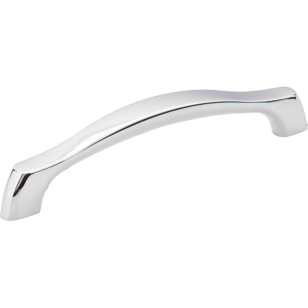 Elements 993-128PC: 128 mm cc Aiden Arch Bar Cabinet Pull - Polished Chrome