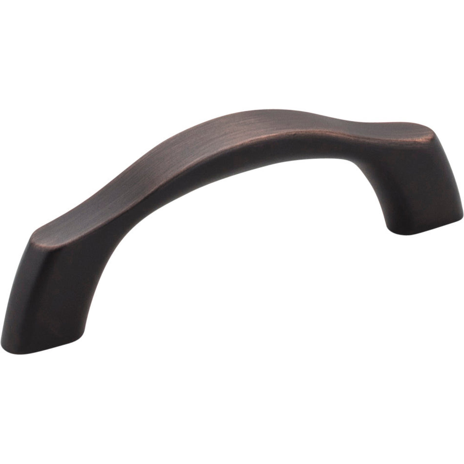 Elements 993-3DBAC: 3" cc Aiden Arch Bar Cabinet Pull - Brushed Oil Rubbed Bronze