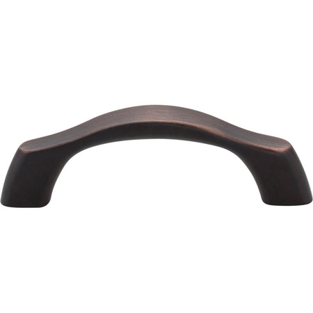 Elements 993-3DBAC: 3" cc Aiden Arch Bar Cabinet Pull - Brushed Oil Rubbed Bronze