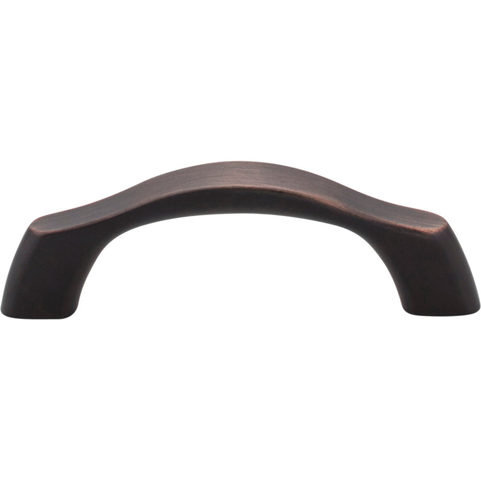 Elements 993-3DBAC: 3" cc Aiden Arch Bar Cabinet Pull - Brushed Oil Rubbed Bronze