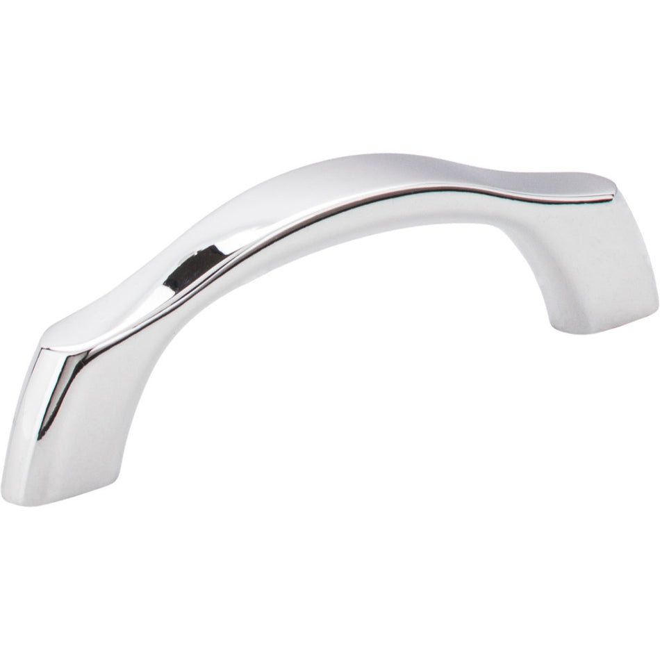 Elements 993-3PC: 3" cc Aiden Arch Bar Cabinet Pull - Polished Chrome