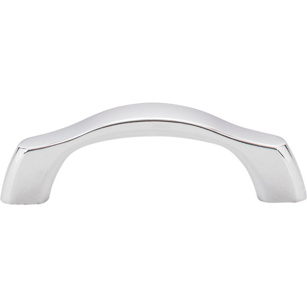 Elements 993-3PC: 3" cc Aiden Arch Bar Cabinet Pull - Polished Chrome