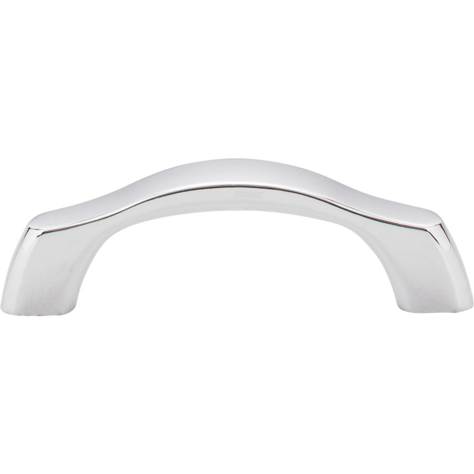 Elements 993-3PC: 3" cc Aiden Arch Bar Cabinet Pull - Polished Chrome
