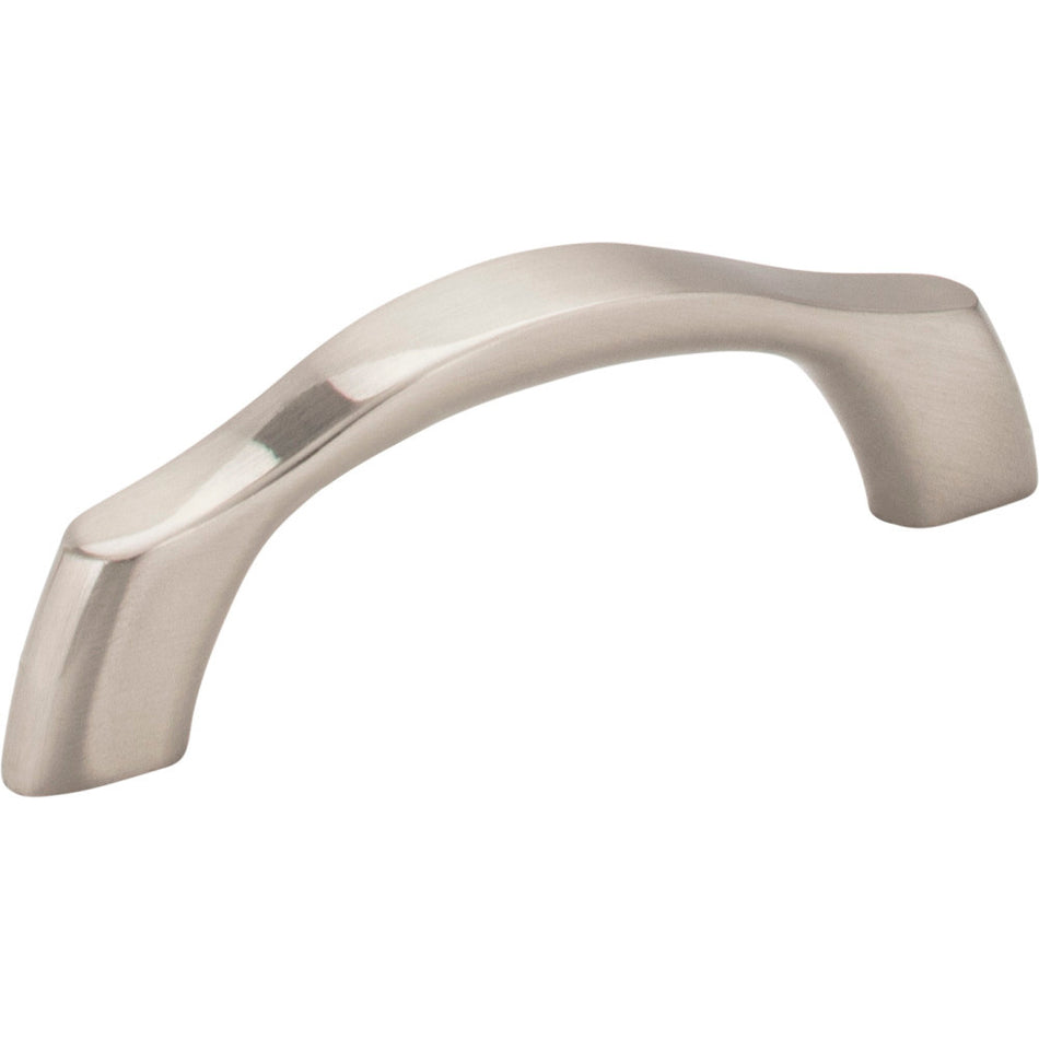 Elements 993-3SN: 3" cc Aiden Arch Bar Cabinet Pull - Satin Nickel