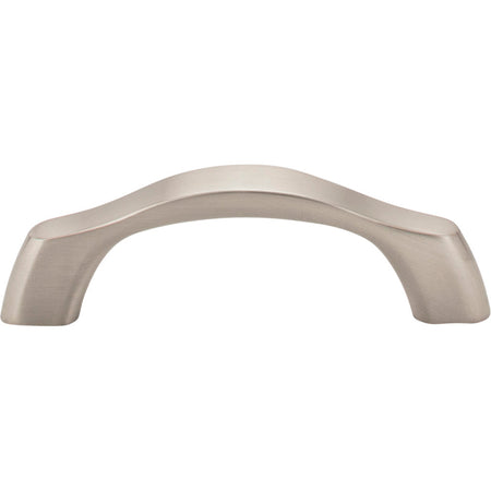 Elements 993-3SN: 3" cc Aiden Arch Bar Cabinet Pull - Satin Nickel