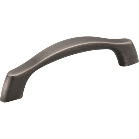 Elements 993-96BNBDL: 96 mm cc Aiden Arch Bar Cabinet Pull - Brushed Pewter