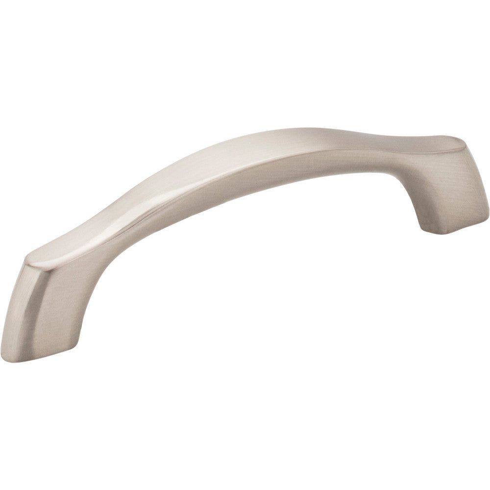 Elements 993-96SN: 96 mm cc Aiden Arch Bar Cabinet Pull - Satin Nickel