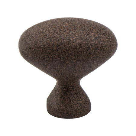 Berenson 9934-1FE: 1-5/16" American Classics Oval Cabinet Knob - Dull Rust