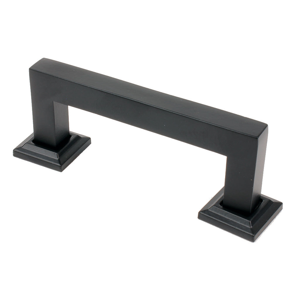 Rusticware 993BLK: 3" cc Modern Cabinet Pull - Black