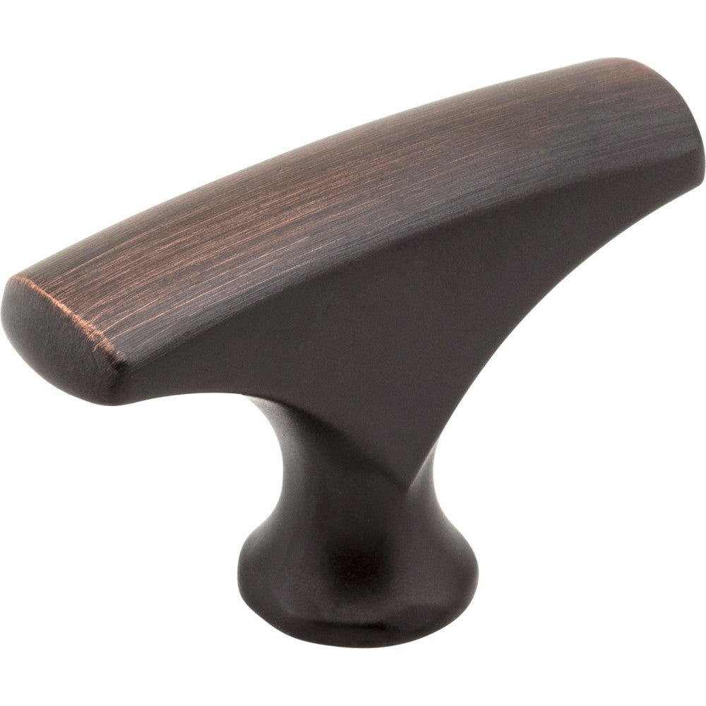 Elements 993DBAC: 1-5/8" Aiden T-Bar Cabinet Knob - Brushed Oil Rubbed Bronze