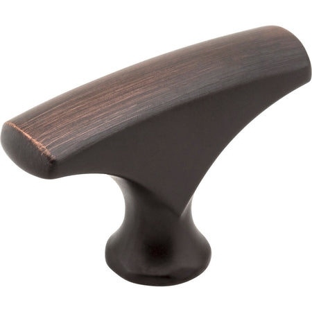 Elements 993DBAC: 1-5/8" Aiden T-Bar Cabinet Knob - Brushed Oil Rubbed Bronze