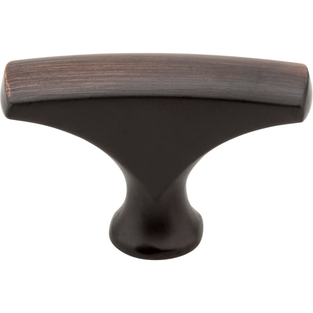 Elements 993DBAC: 1-5/8" Aiden T-Bar Cabinet Knob - Brushed Oil Rubbed Bronze
