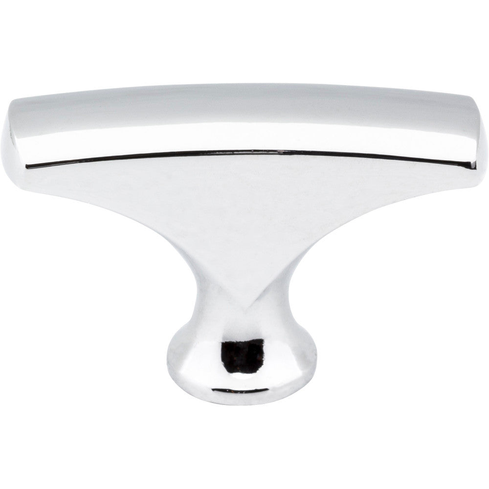 Elements 993PC: 1-5/8" Aiden T-Bar Cabinet Knob - Polished Chrome