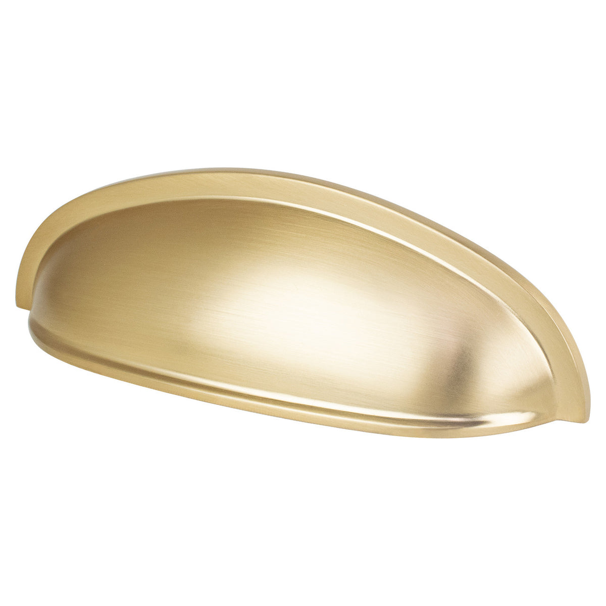 Berenson 9946-1MDB: 3" cc Cup Cabinet Pull - Modern Brushed Gold