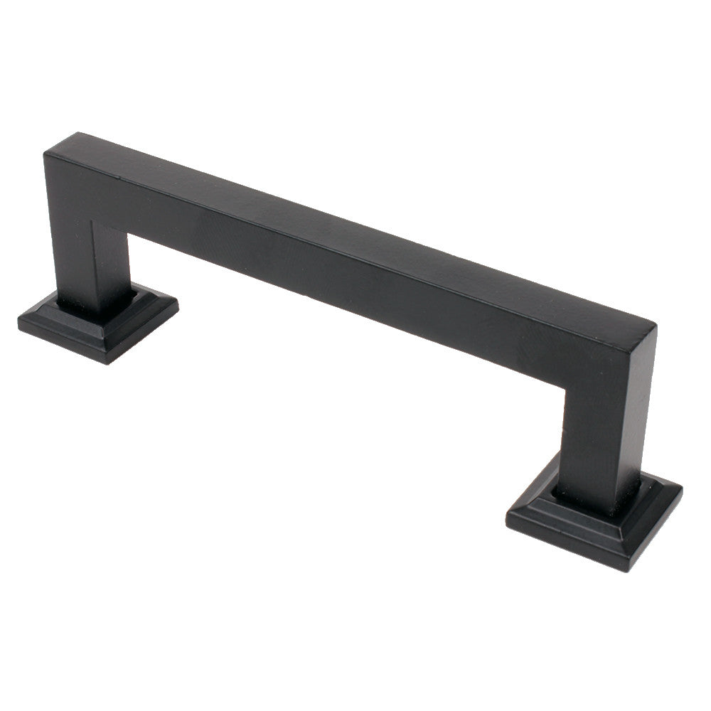 Rusticware 994BLK: 4" cc Modern Cabinet Pull - Black