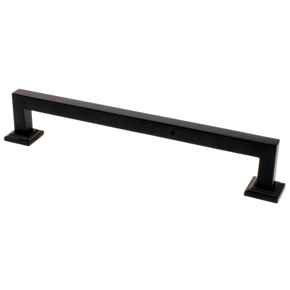 Rusticware 996BLK: 7" cc Modern Cabinet Pull - Black