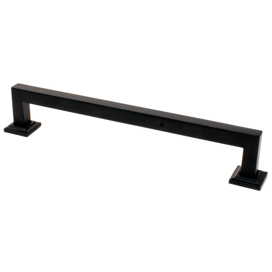 Rusticware 996BLK: 7" cc Modern Cabinet Pull - Black