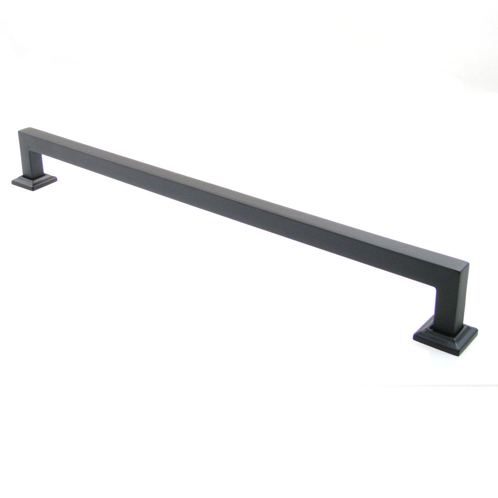 Rusticware 998ORB: 11" cc Modern Square Cabinet Pull - Oil Rubbed Bronze