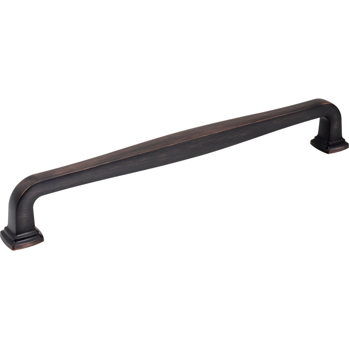 Jeffrey Alexander 782-12DBAC: 12" cc Fontana Appliance Pull - Brushed Oil Rubbed Bronze