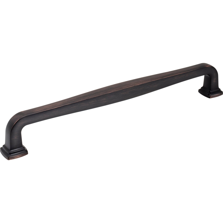 Jeffrey Alexander 782-12DBAC: 12" cc Fontana Appliance Pull - Brushed Oil Rubbed Bronze