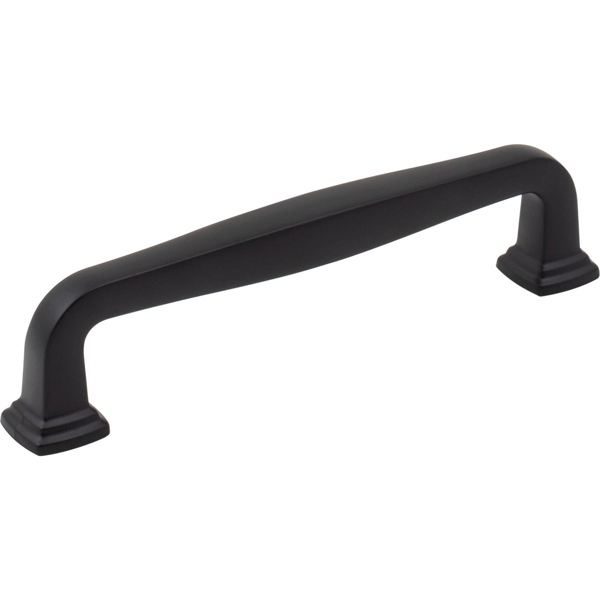 Jeffrey Alexander 782-128MB: 128mm cc Fontana Bar Cabinet Pull - Matte Black