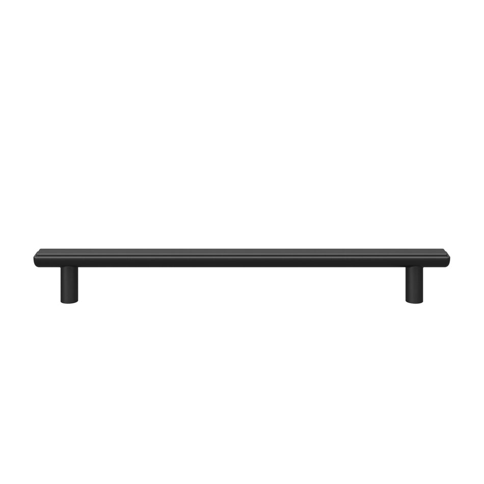 Atlas A6035-BL: 7-9/16" cc Finderne Cabinet Pull - Matte Black