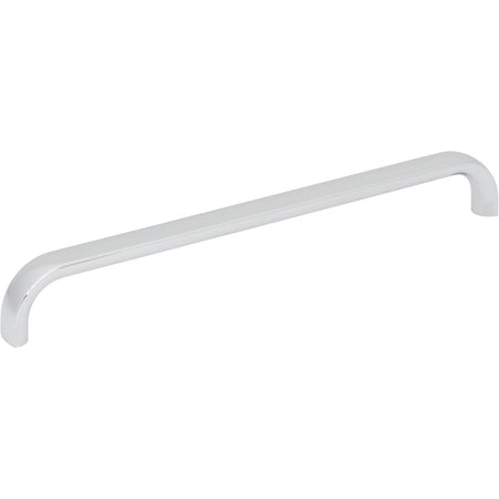 Top Knobs TK3345PC: 7-9/16" Brockwell D-Handle Cabinet Pull - Polished Chrome