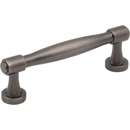 Jeffrey Alexander 132-96BNBDL: 96mm cc Jules Bar Cabinet Pull - Brushed Pewter