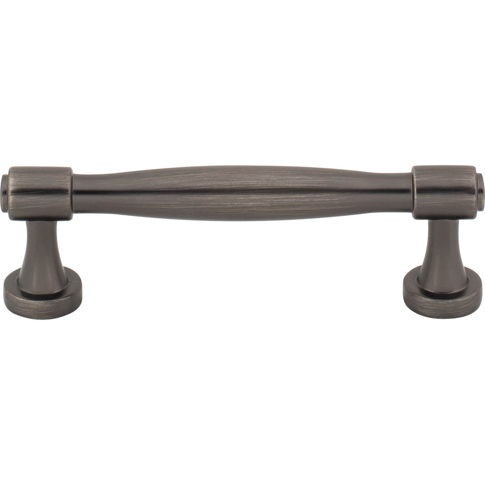 Jeffrey Alexander 132-96BNBDL: 96mm cc Jules Bar Cabinet Pull - Brushed Pewter