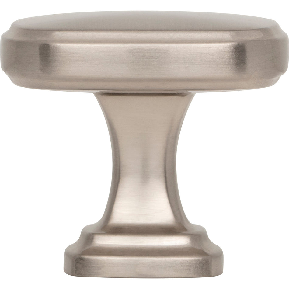 Jeffrey Alexander 782SN: 1-3/8" Fontana Square Cabinet Knob - Satin Nickel