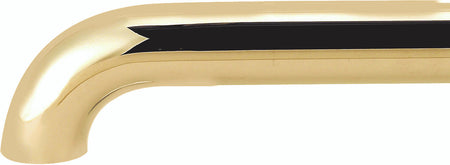 Alno A0012-PB: 12" cc ADA Compliant Grab Bar - Polished Brass