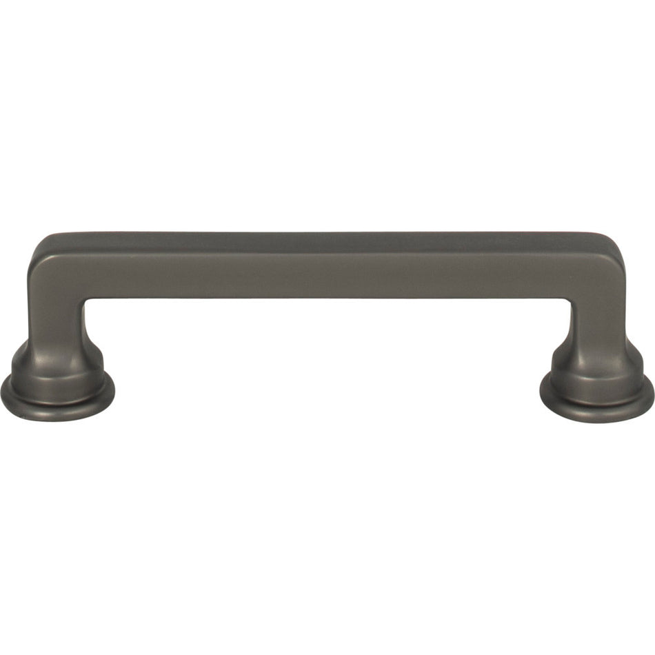 Atlas A102-SL: 3-3/4" cc Oskar Cabinet Pull - Slate