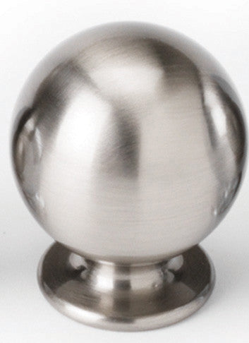 Alno A1031-SN: 3/4" Spherical Cabinet Knob - Satin Nickel