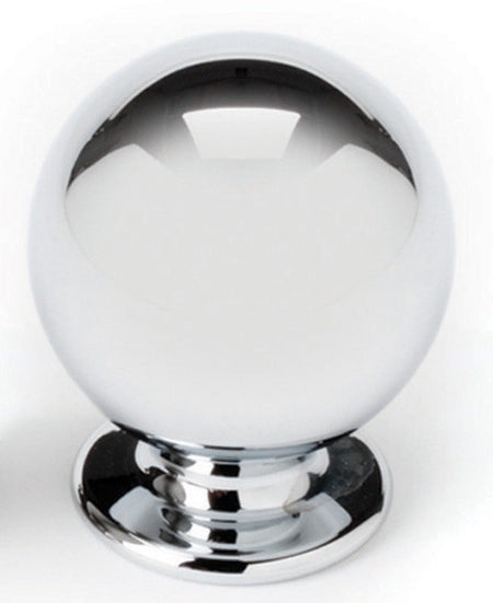 Alno A1033-PC: 1-1/8" Spherical Round Cabinet Knob - Polished Chrome