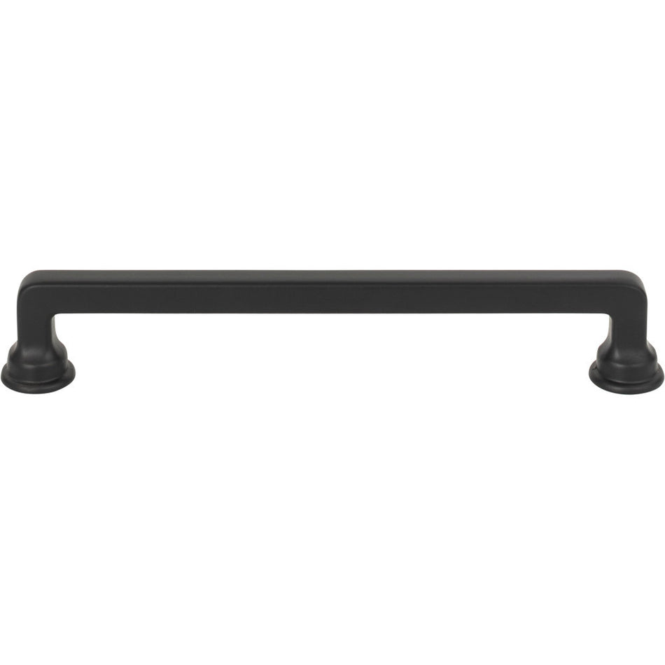Atlas A104-BL: 6-5/16" cc Oskar Cabinet Pull - Matte Black