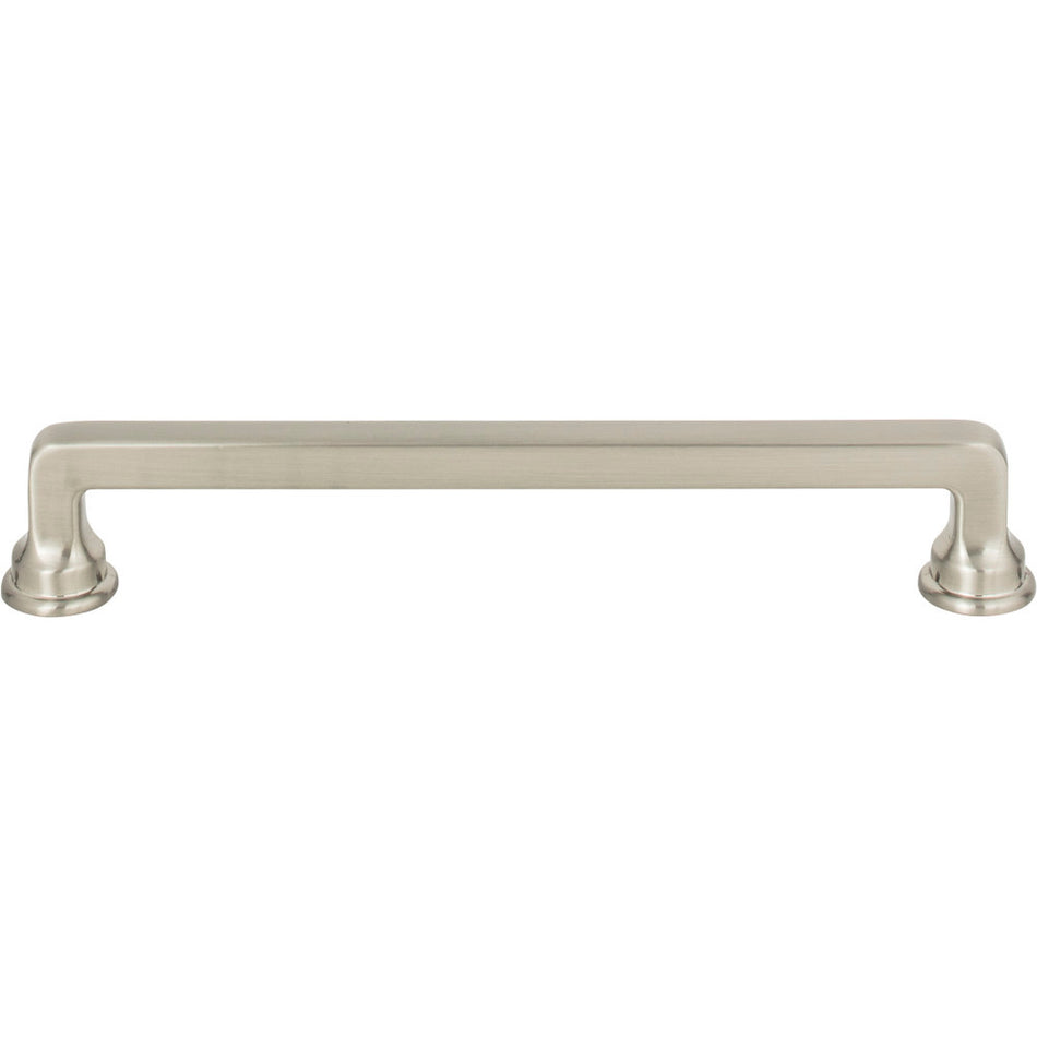 Atlas A104-BRN: 6-5/16" cc Oskar Cabinet Pull - Brushed Nickel