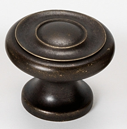 Alno A1049-BARC: 1-1/4" Traditional Round Cabinet Knob - Barcelona
