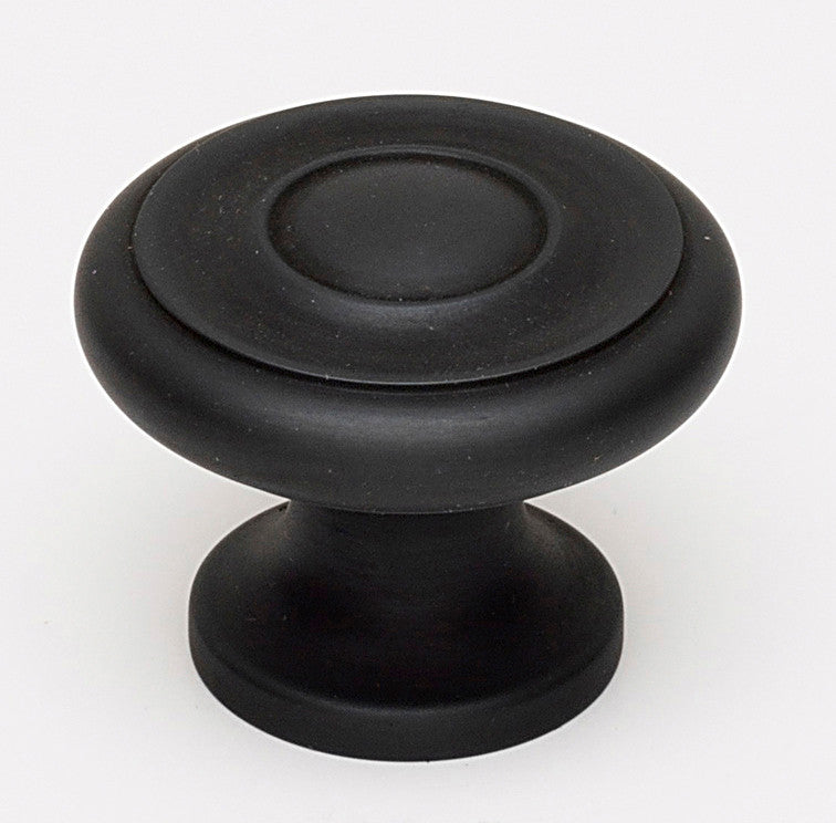 Alno A1049-BRZ: 1-1/4" Traditional Round Cabinet Knob - Bronze