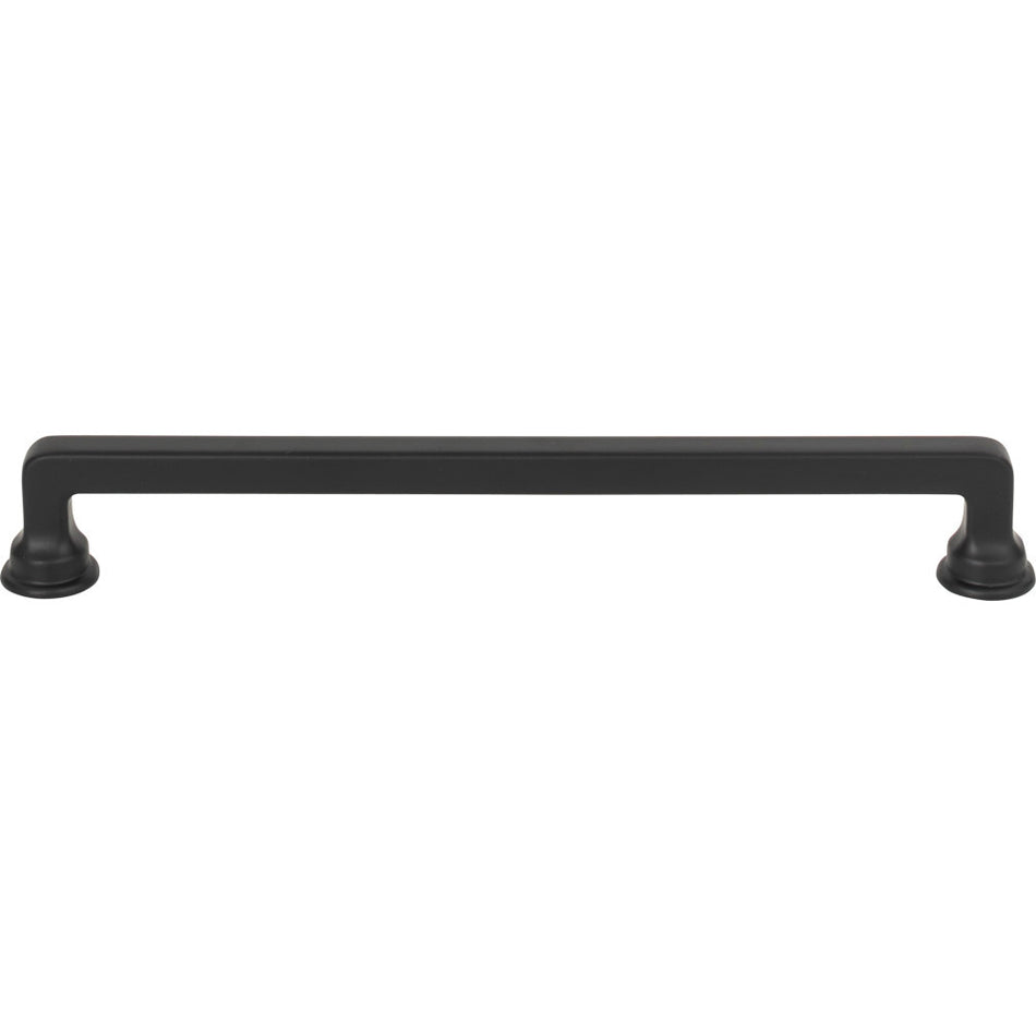 Atlas A105-BL: 7-9/16" cc Oskar Cabinet Pull - Matte Black