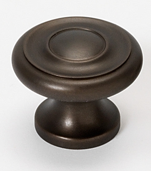 Alno A1050-CHBRZ: 1-1/2" Traditional Round Cabinet Knob - Chocolate Bronze